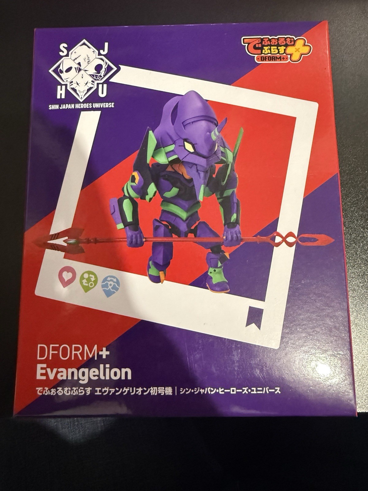 (EE. UU.) Figura Eva Unit 01 (Evangelion DForm + Shin Japan Hero Universe) Nueva