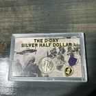 1944 P Walking Liberty Silver Half Dollar Coin BU in Collectors Display Case