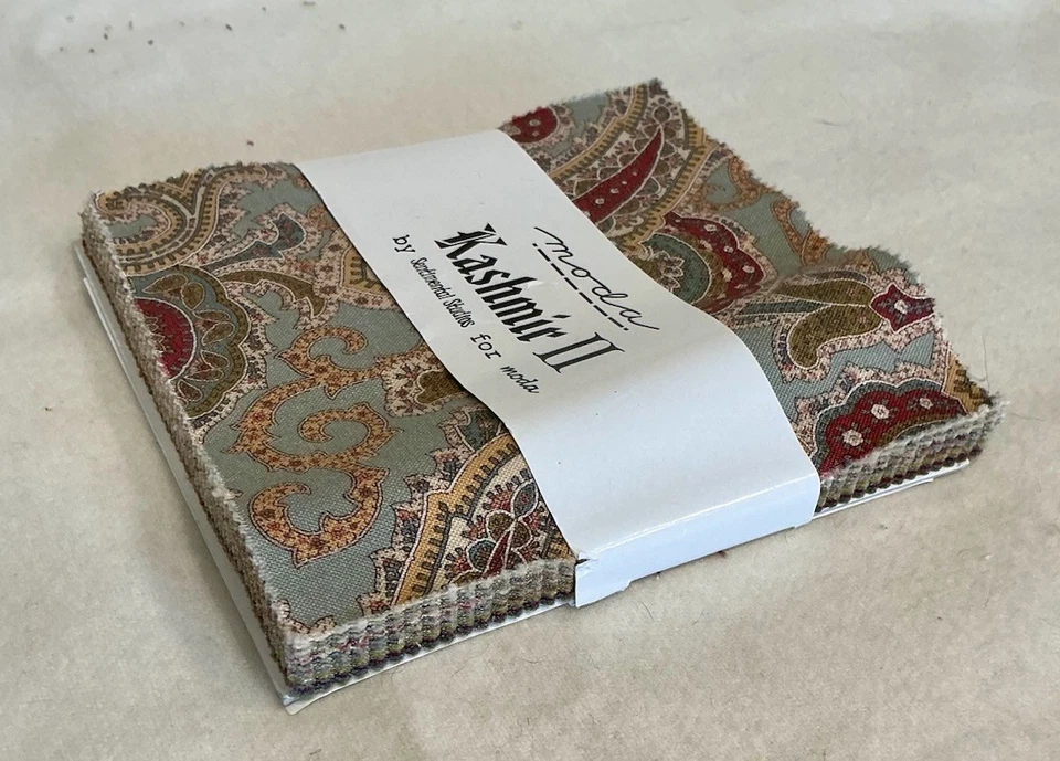 MODA "Kashmir II" Charm Pack By Sentimental Studios Civil War Repro 30 Pc NEW - Image 3 of 3