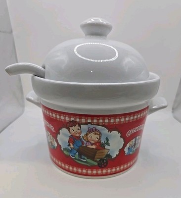 Vintage Campbells Kids Soup Tureen Bowl With Ladle 2002 3pc