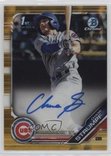 2019 Bowman Draft Chrome Pick Gold Refractor 31/50 Chase Strumpf Auto j6a