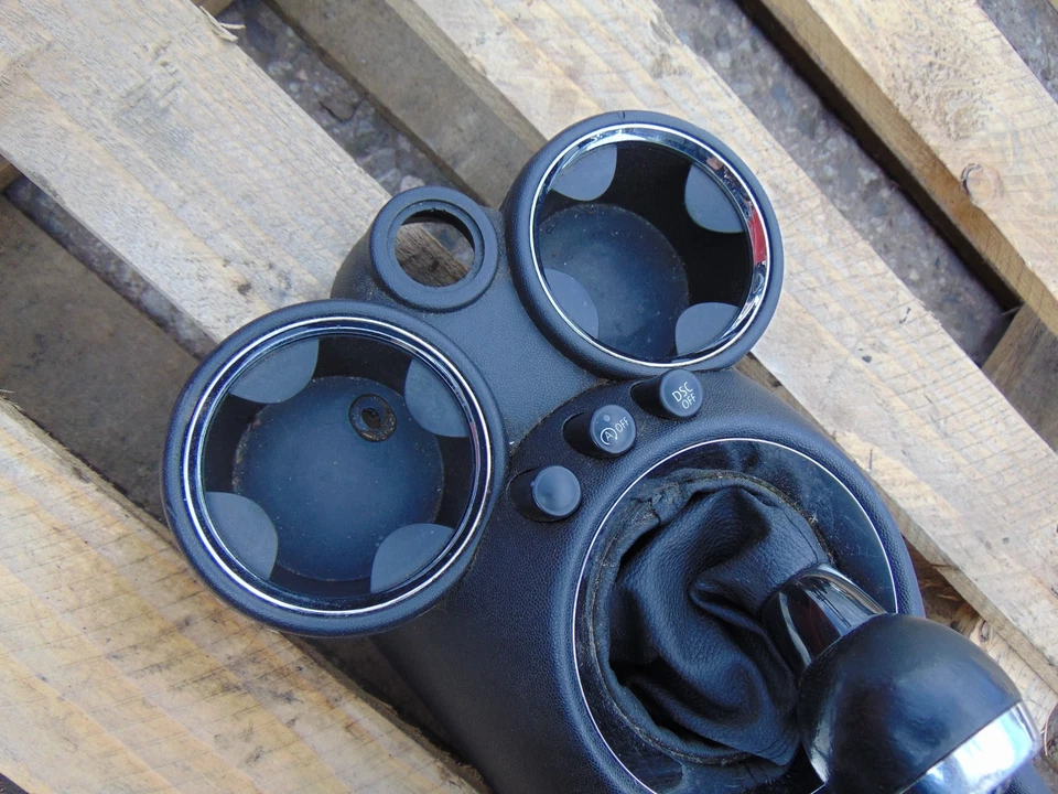 Mini R56 Dashboard trim set 06-14 17 piece interior brushed aluminium chrome - Image 4 of 4