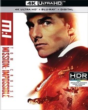 Mission: Impossible 1 Used Very Good 4K UHD Blu-ray With Blu-Ray, 4K Masteri