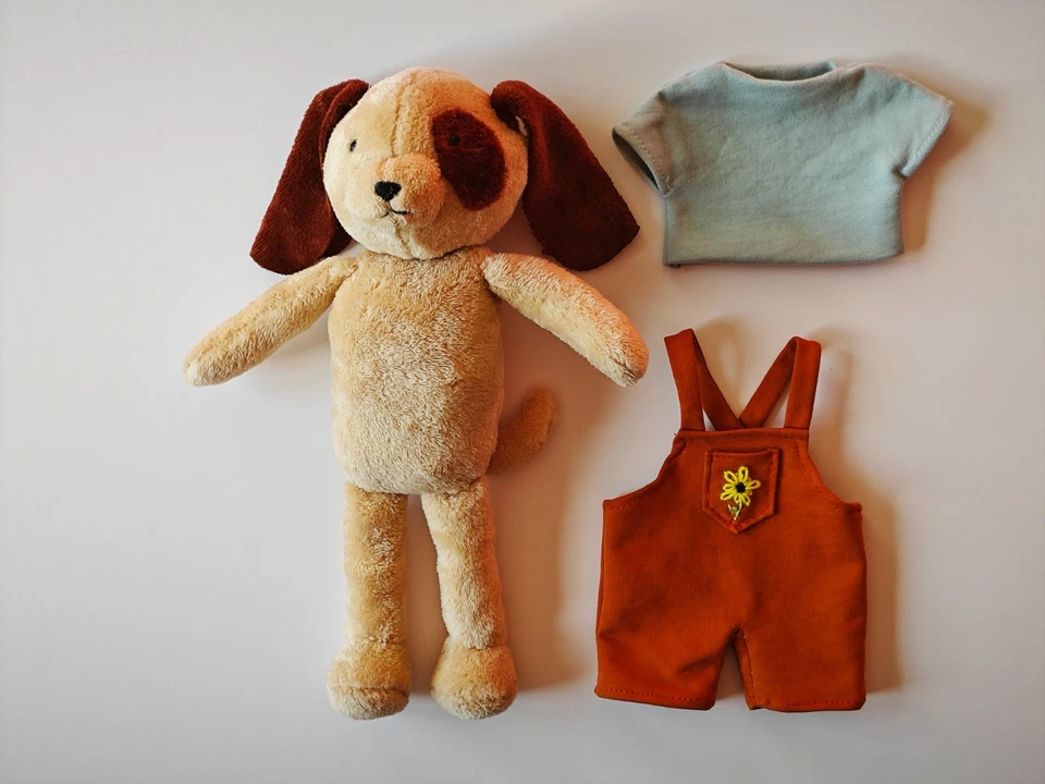 Dog Plush Sewing Pattern: Charlie Fido Gardener Puppy (PDF) - Image 3 of 4