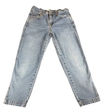 Levi's Jeans Kids 6 Blue Straight Denim 5-Pocket Stretch Casual Zip Fly Logo