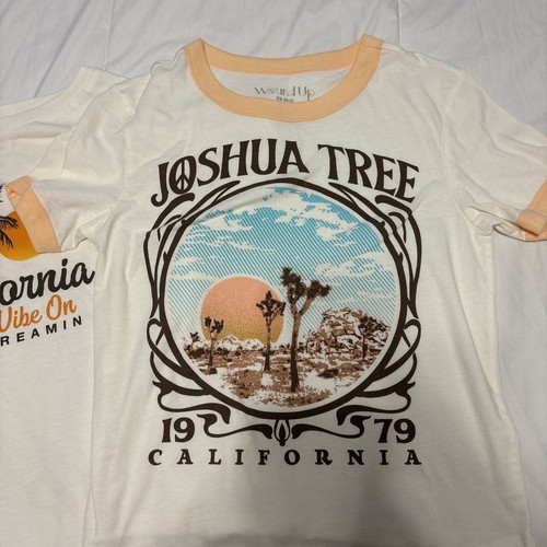 California T Shirt Lot Of 3 Small XSmall Short Sleeve Death Valley Joshua Tree - Picture 4 of 7