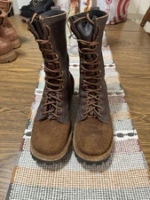 JK Bison Boots. Superduty. Brown Bison Leather. Size 7 5E. Excellent Condition
