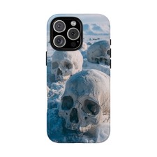 For iPhone / Galaxy / Pixel Frozen Skulls Gothic Tundra Phone Case