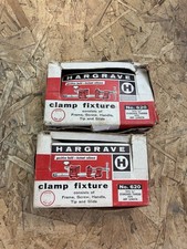 Ancien luminaire de serrage de tuyau Hargrove #620 pour filetage 1/2", paire