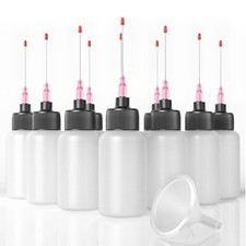 10 Pcs Needle Oiler 1 OZ , Precision Tip Applicator Bottle, LDPE Gun Oil Bottle