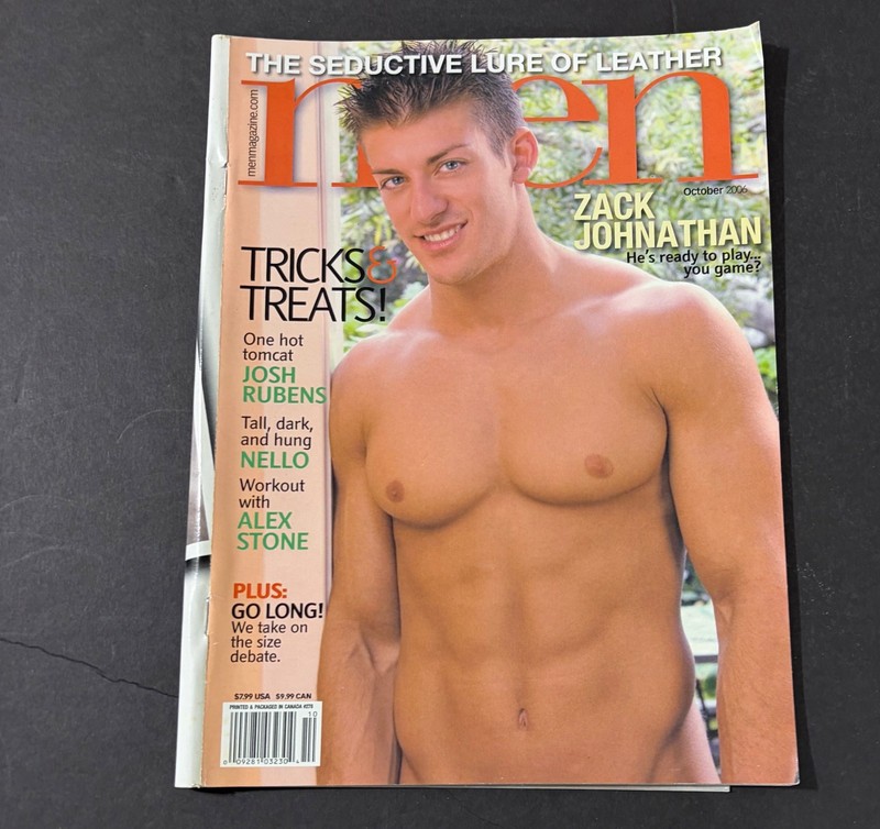 VINTAGE MEN MAGAZINE OCTOBER 2006 GAY INTEREST