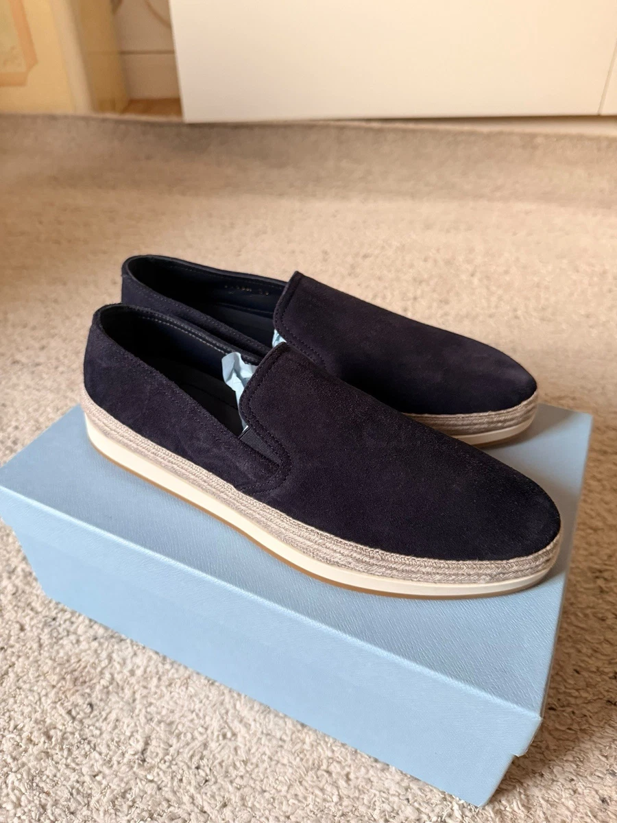 PRADA Blue Suede Casual Shoes for Men for sale | eBay