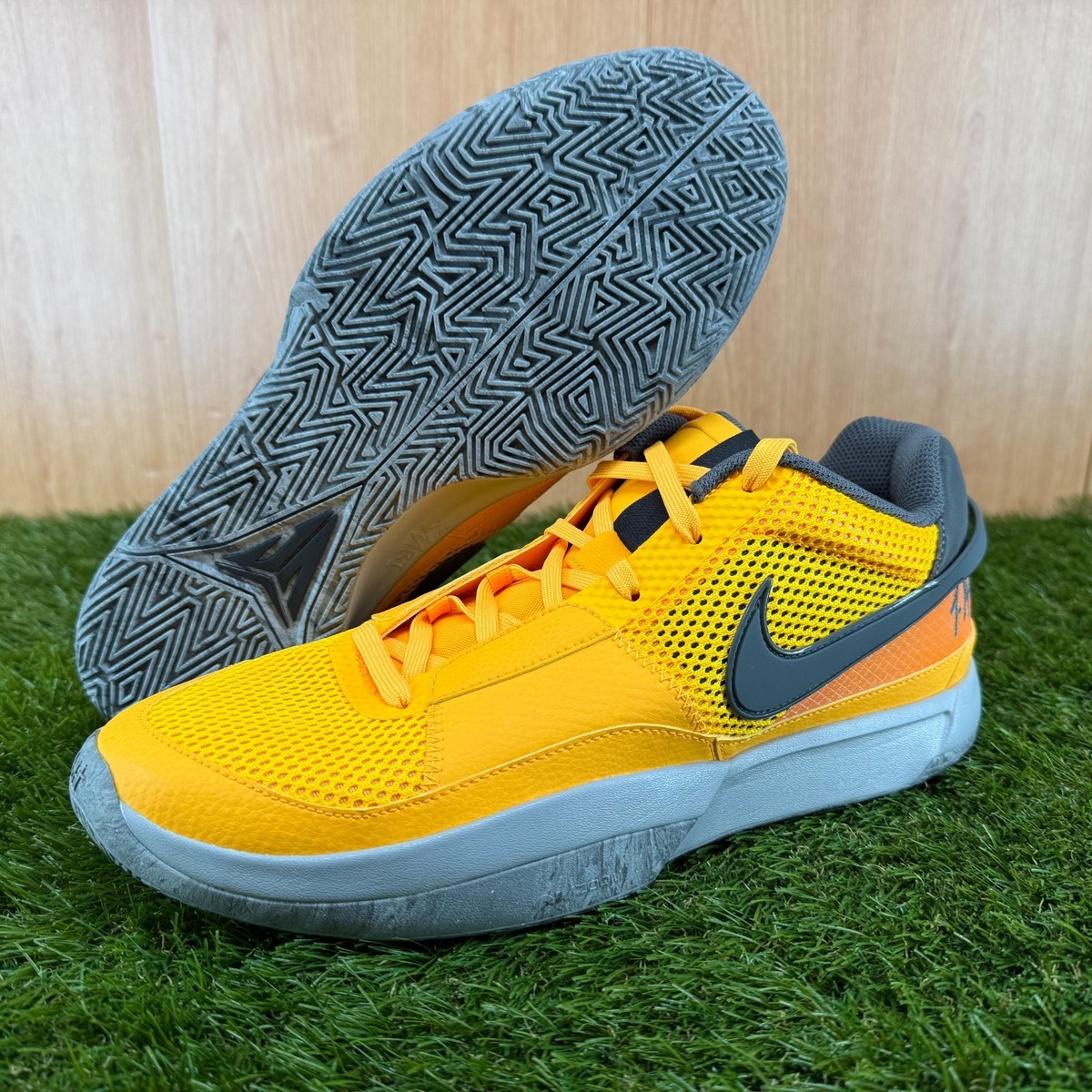 Nike Ja 1 PE Wet Cement Basketball Shoes FV1281-800 Mens US 11.5