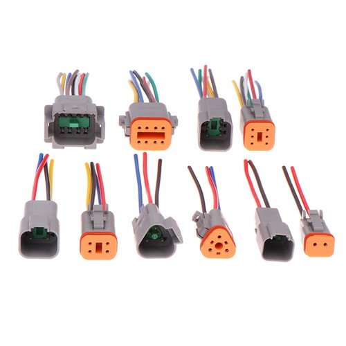 1 Set DT Auto Connector DT06-2S/DT04-2P 3P 4P 6P 8P Male Female Plug Socket - Afbeelding 10 van 13