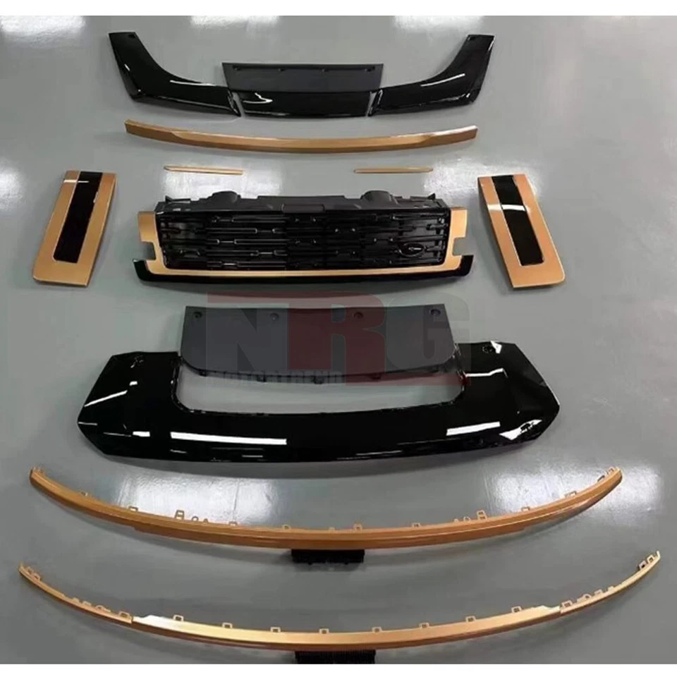 适用于 2023 - 2025 路虎揽胜黑色格栅成型外部装饰套件 — 第 4/4 张图片
