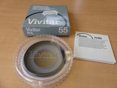 Vivitar Polfilter 55 Polarisationsfilter 0226297