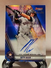 2019 Bowmans Best Best of 2019 Seth Beer Blue Refractor Auto /150 #B19-SB DBacks
