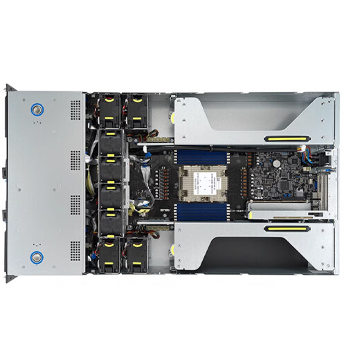 ASUS ESC4000A-E12 Server 4X3.5"(NVME) EPYC 9654 CPU 96Core 4X DDR5 32G 8T NVME - Bild 1 von 4