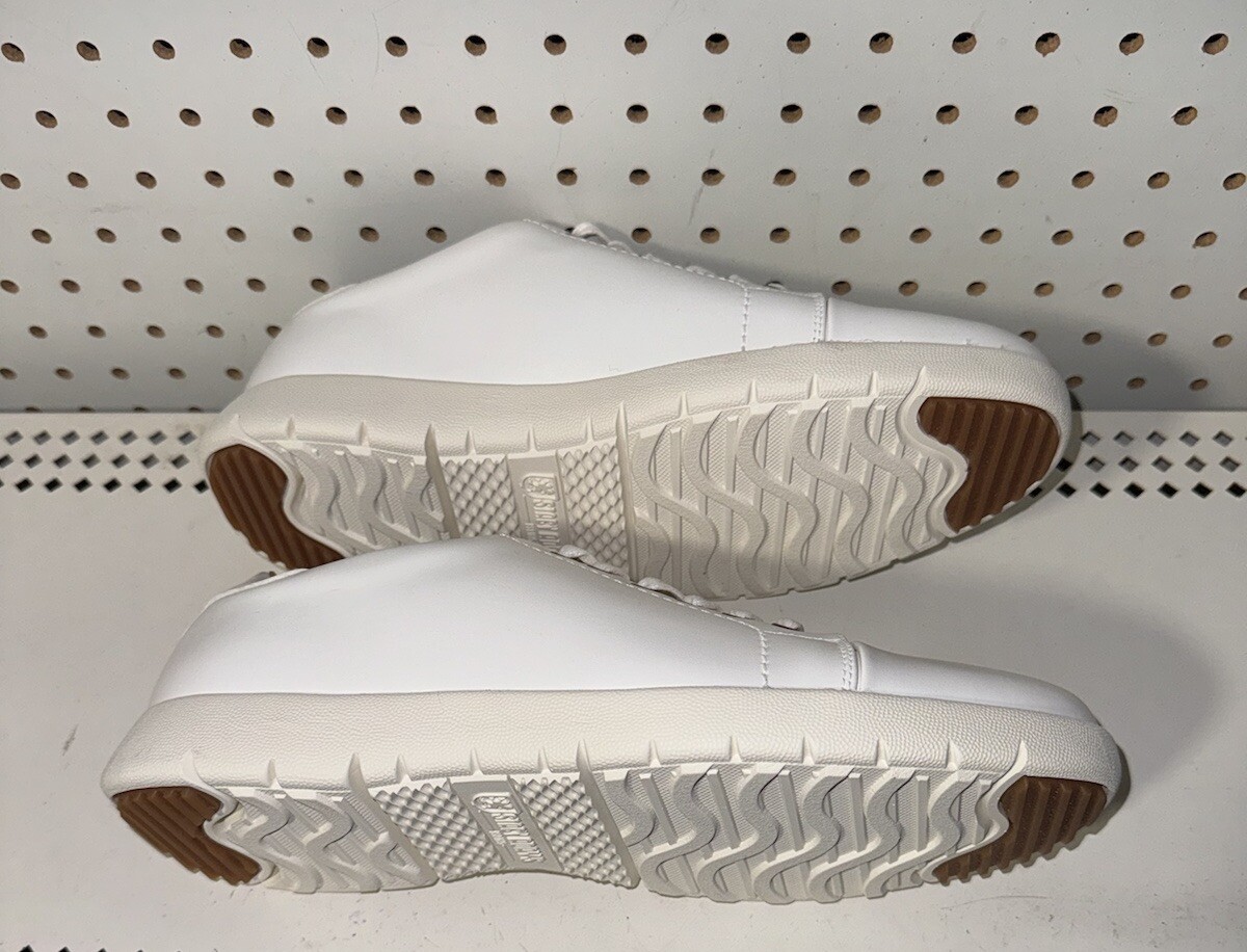Stacy Adams Howell Mens Lace Up Casual Lifestyle Shoes Sneakers Size 12 White Stacy Adams - White Synchro Casual Elegant Shoes – Top Tailors main image 4