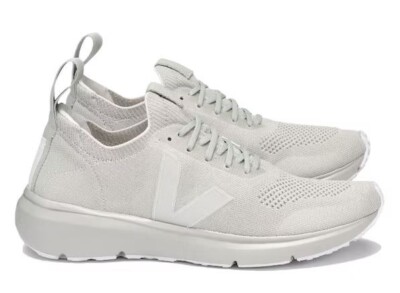 NEW! Women Veja  Rick Owens Runner Style 2 V-Knit Color Oyster Size US 7/EU 38