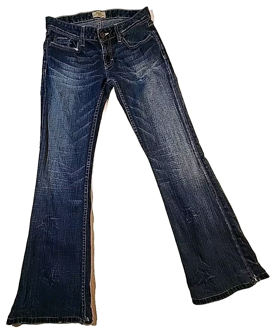 BKE Women's Bootcut Jeans 28x31.5 Dark Wash Stretchy Fit image 2