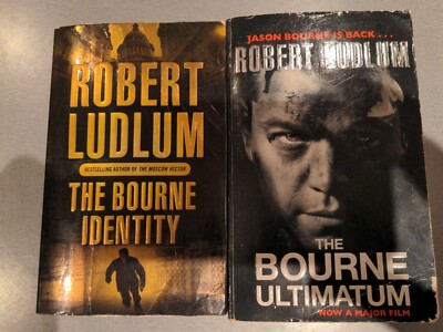 THE BOURNE IDENTITY - THE BOURNE ULTIMATUM BOOKS - BY ROBERT LUDLUM