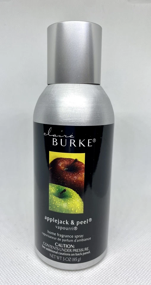 Claire Burke Vapourri 2002 spray de fragancia para el hogar, Applejack & Peel lata de 3 oz nuevo en caja Foto 2 de 4