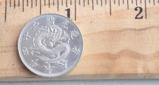 Guangxu Qing Dynasty Coin Antique Collection 2 Jiao (20 Fen) Fengtien Province