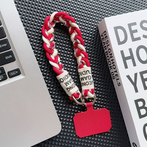Anti Lost Mobile Phone Lanyard Short Hand Wrist Strap Key Chain Universal - Photo 13 sur 16