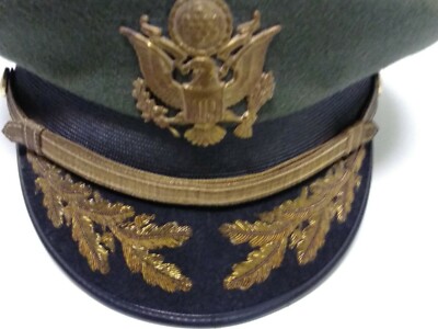 Cap Service Wool Serge Military Green US Army Vintage Hat. | eBay