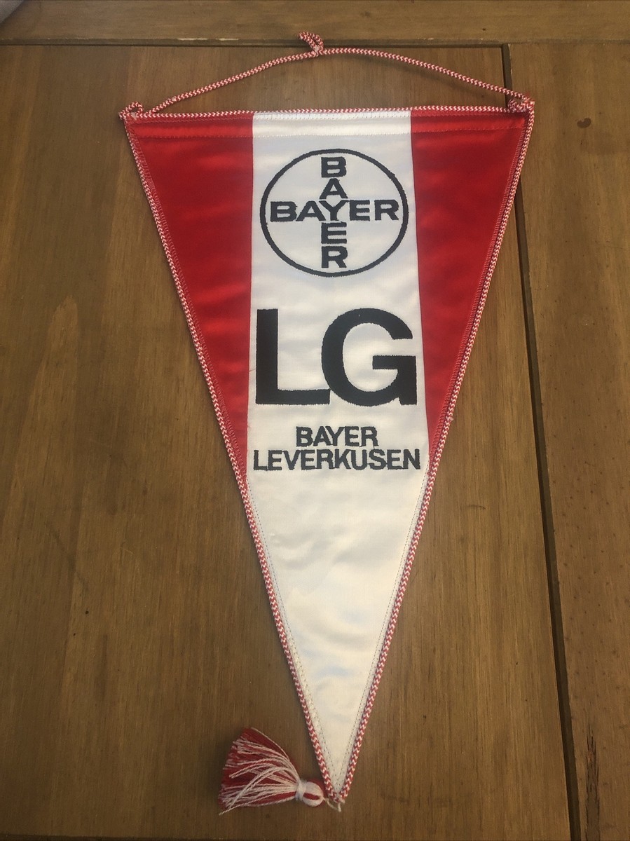 Fanion Bayer 04 Leverkusen – Pennant – D'occasion – Pour Fans De Foot