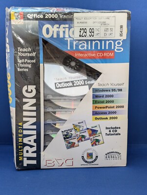 MS Office 2000 Training 6 Disc Set Multimedia Training Interaktive CD-ROM NEU