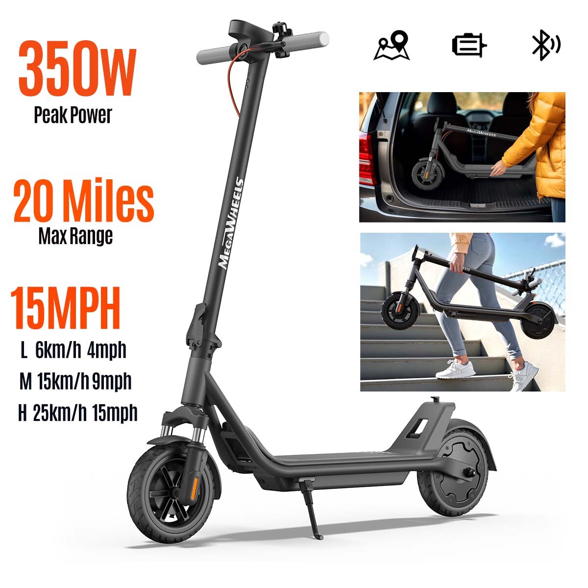Megawheels Electric Scooter 350W 8.5