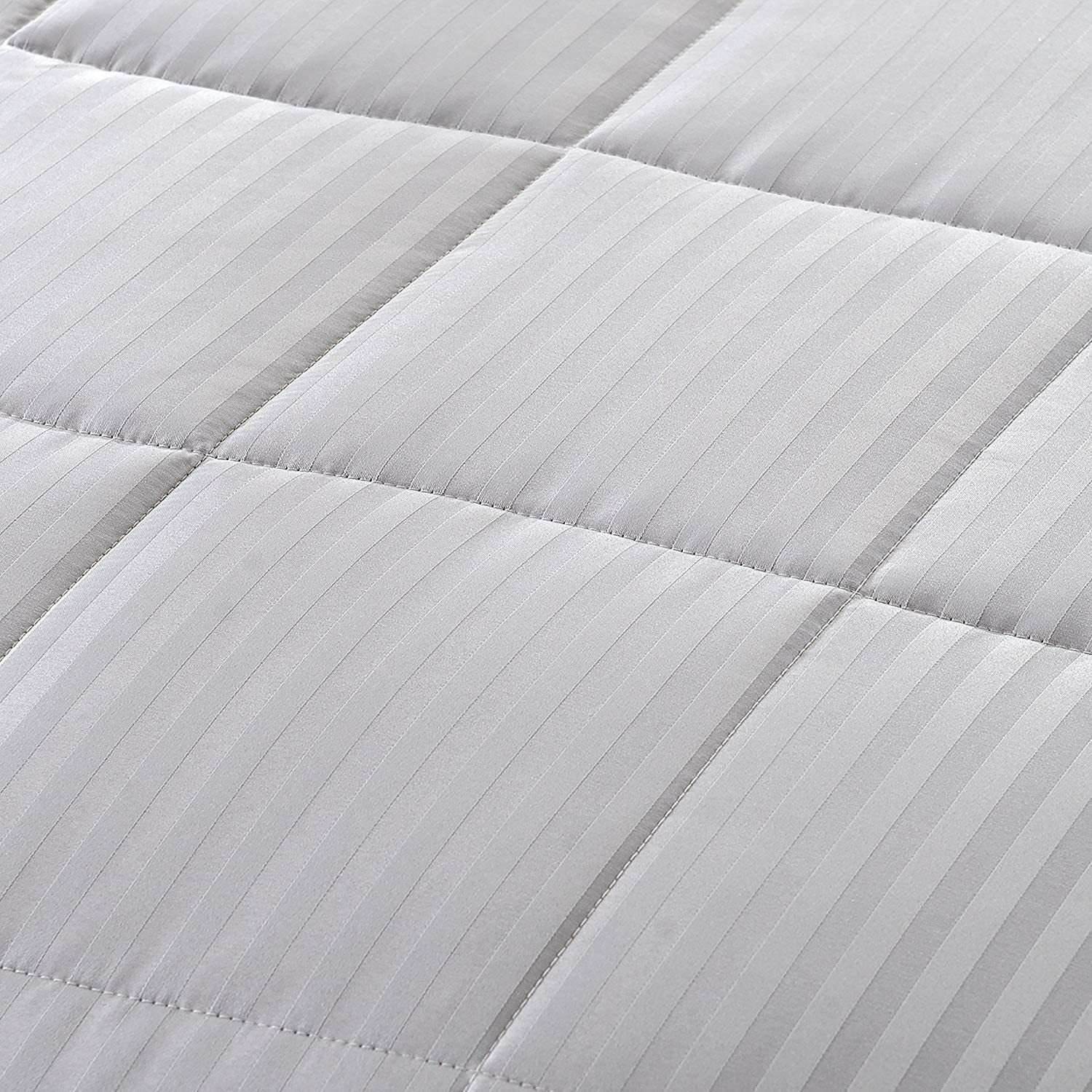 downluxe Lightweight King Down Alternative Blanket with Satin Trim