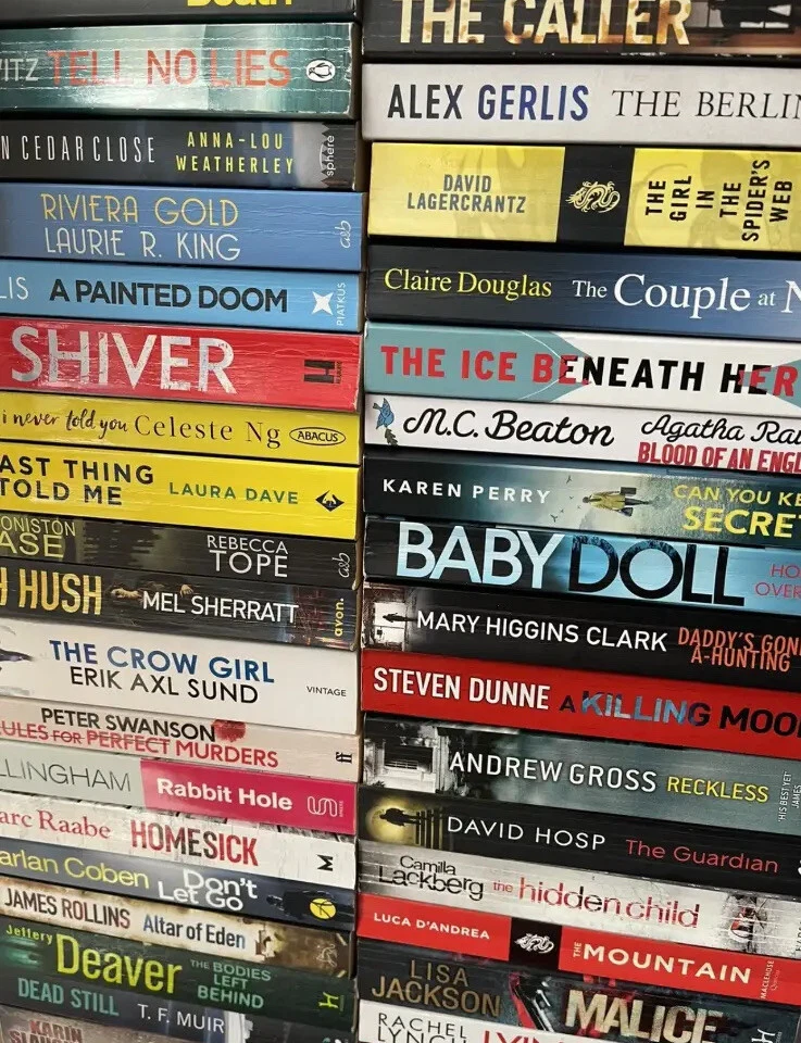 Crime & Thriller, Adult, Suspense, Psychological Book Bundle X 5, 10, 15, 25 - Image 2 of 3