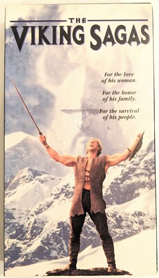 The Viking Sagas (VHS) 1996 Ralf Moeller New Line Cinema OOP - HTF - FREE SHIP