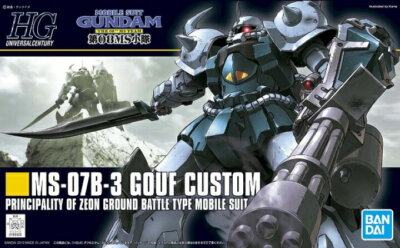 Bandai HGUC Gundam The 08th MS Team MS-07B-3 GOUF CUSTOM 1/144