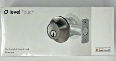 Level Lock - Touch Edition Smart Lock Satin Nickel w/  Level Connect WiFi Bridge