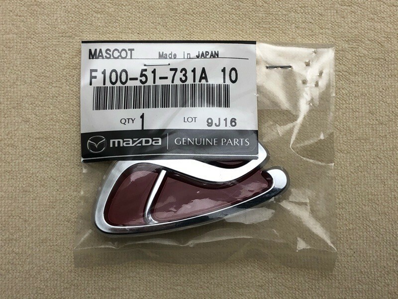 MAZDA FD3S RX-7 RX-8 GENUINE FRONT REAR RED EMBLEM F100-51-731A