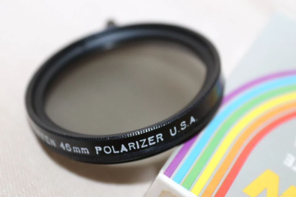 New Vtg TIFFEN 46mm Polarizer FILTER 46mm Linear Polarizing Filter f/SLR Cameras - Image 3 of 4