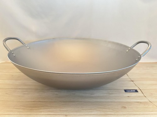 EBM Pure Titanium Ultralight Chinese Two-Handed Wok (thickness 1.2 mm) 45cm - Picture 16 of 24