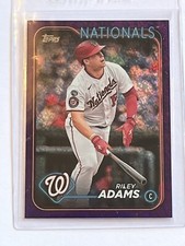 2024 Topps Series 2 Purple Foil – /799 395 Riley Adams, Washington Nationals