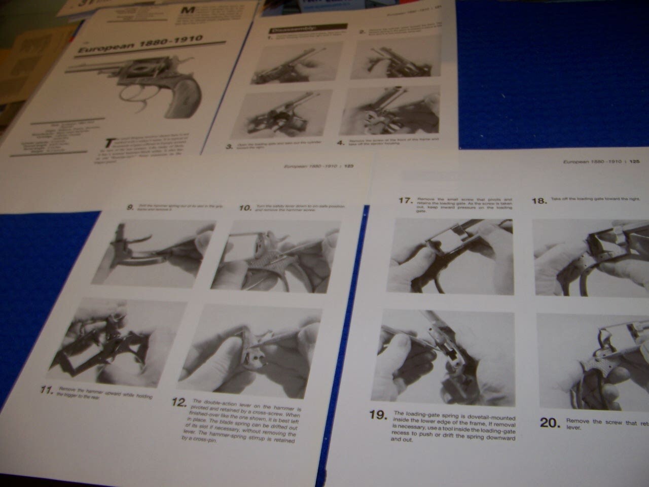 EUROPEAN 1880-1910 (7.65MM) REVOLVER ..FIELD STRIP & REASSEMBLY (668MM)