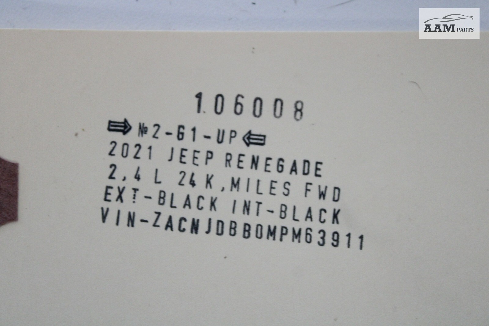 20152021 JEEP RENEGADE ABS ANTI LOCK BRAKE PUMP MODULE UNIT COVER