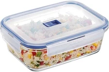Luminarc Pure Box Active Glass Food Storage Container (Rect, 5 cups/1220ml)