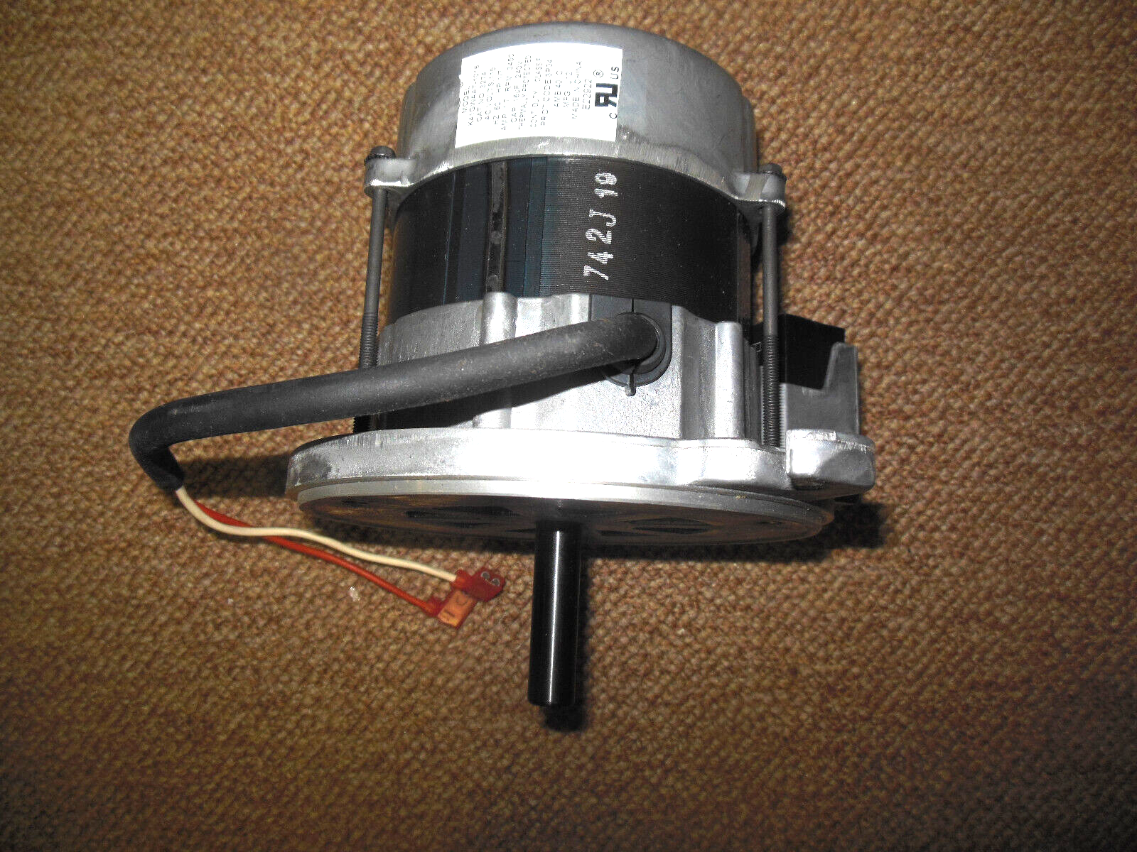 US Motors - Nidec 3274 0.143 HP, oil burner Split Phase and Capacitor Start-image