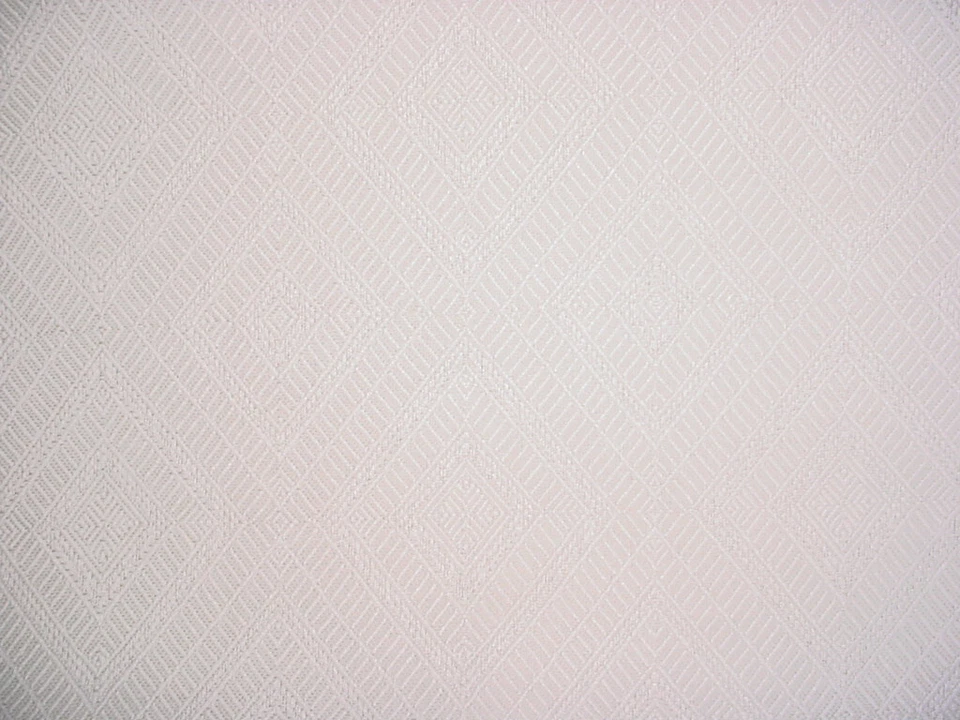 Tela de tapicería texturizada marfil envejecido tejido geométrico Schumacher 73860 2-7/8 años Foto 3 de 4