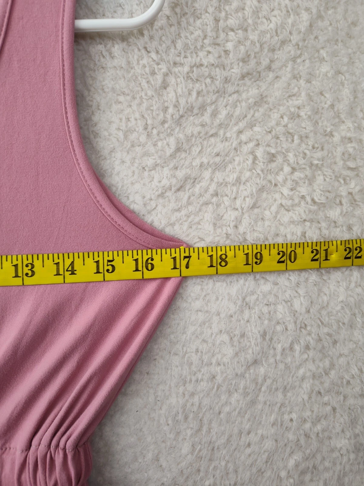 PALM ANGELS Abito donna Capella piccolo rosa misto poliestere senza maniche linea A tasca midi