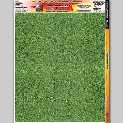 Grass Modeling Skinz Decals HO Scale Model Train Accessories eBay
