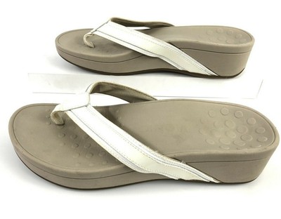 white orthopedic sandals